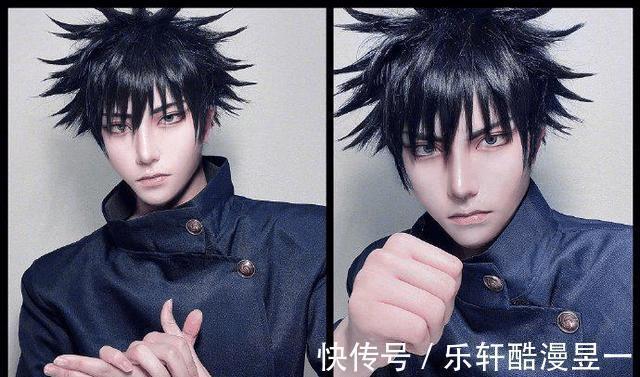 cospl一人cos整部《咒术回战》,乙骨气质精准把握,七海神还原!