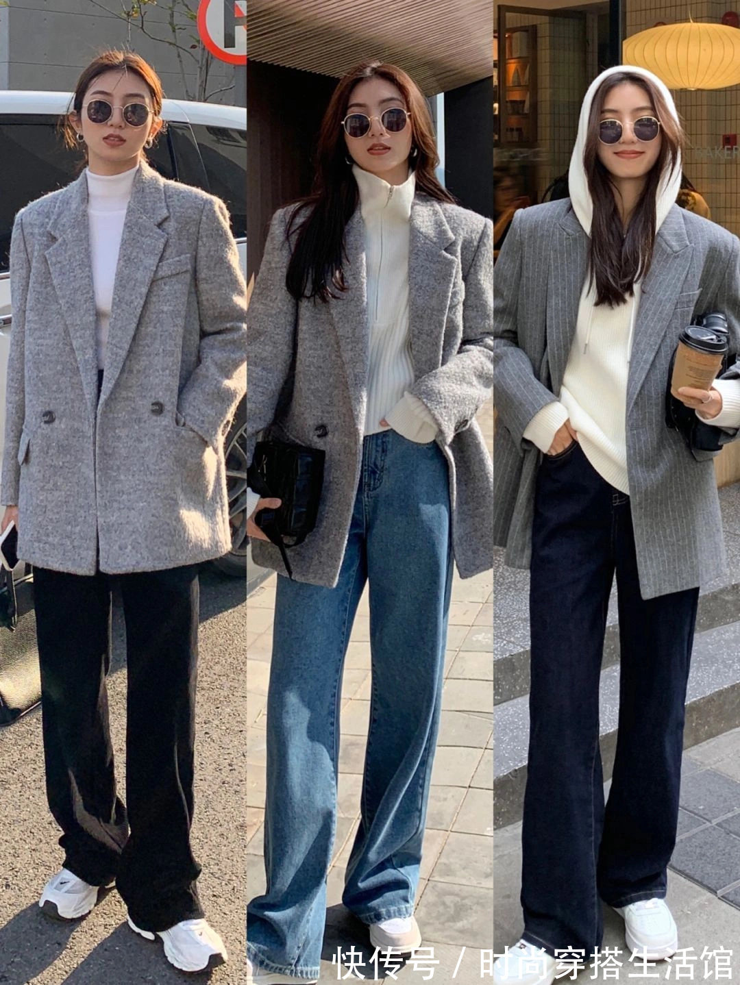 大衣|不管穿大衣还是羽绒服,建议搭这“4种”裤子,显高显瘦显腿长