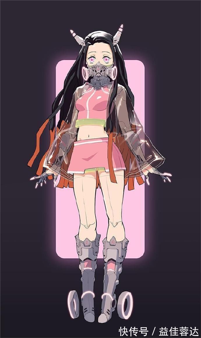 机械|鬼灭之刃:透视装与机械风的碰撞,祢豆子的小短裙,恋柱的小皮鞭