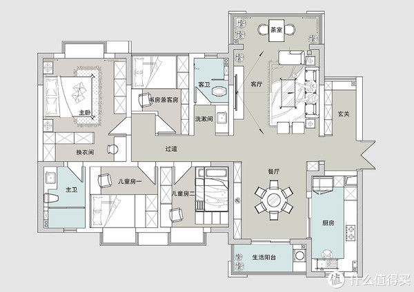 空间|贵阳90后夫妻的新家，全屋装修新中式风格，那叫一个高级，有品位