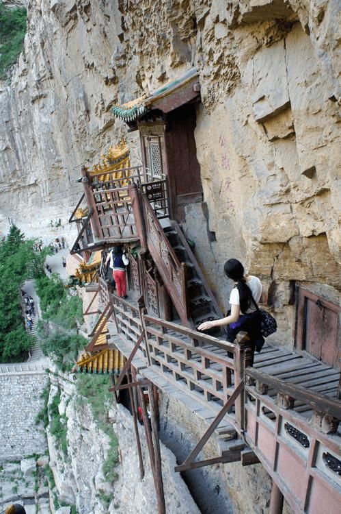  悬空寺|悬空寺的风声与心语