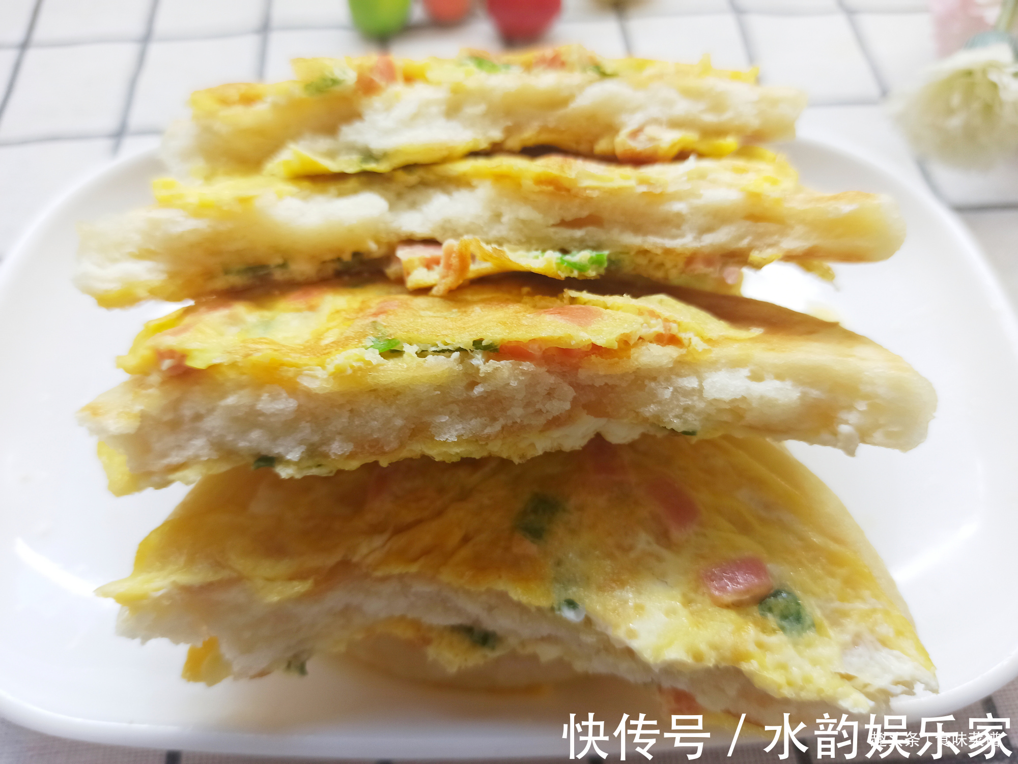 蛋液|不擀面，不揉面，早餐简单做，营养好吃易消化，早上不耽误睡懒觉