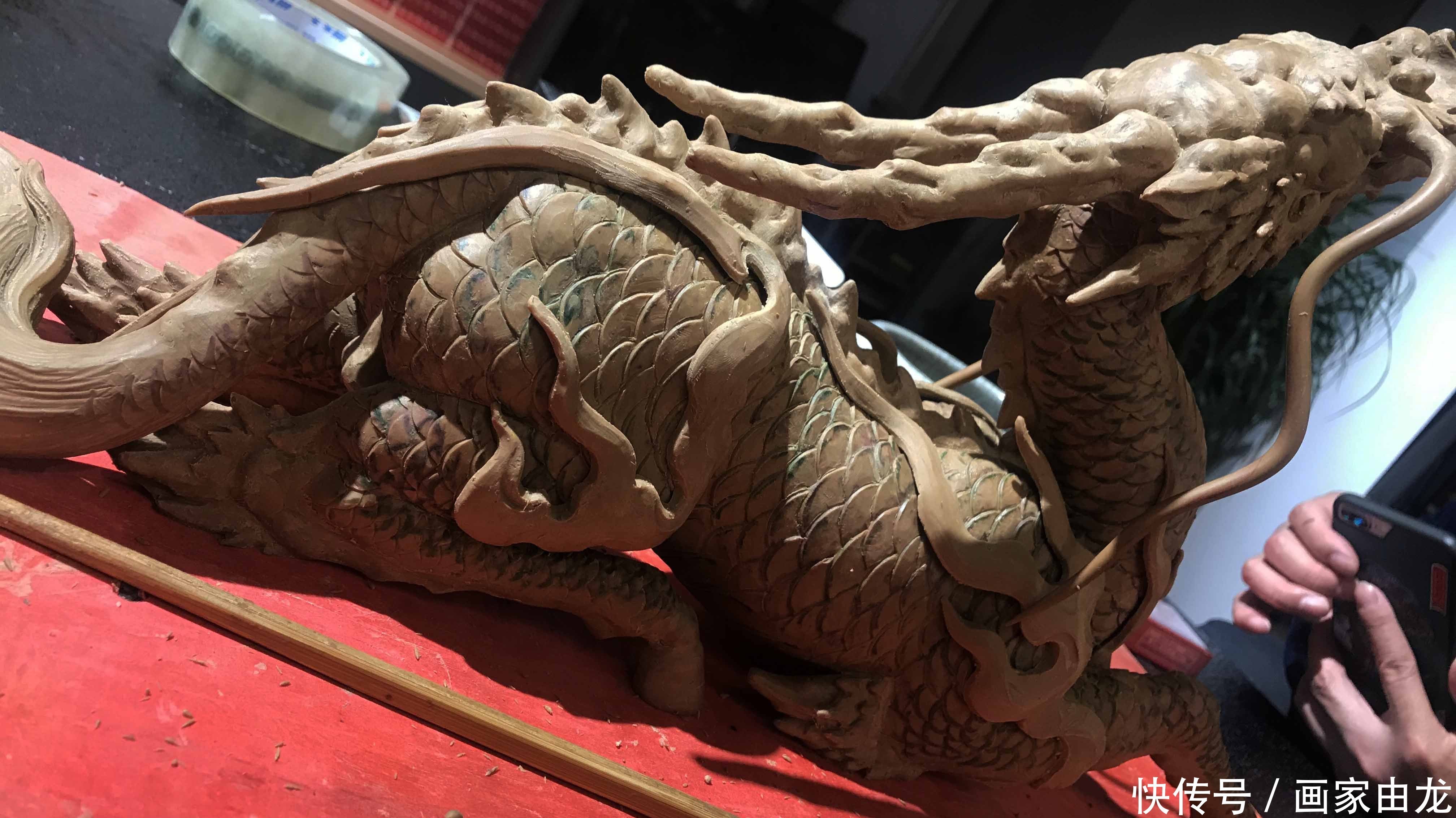 神兽设计|由龙作品|麒麟铜雕之泥稿制作| 设计