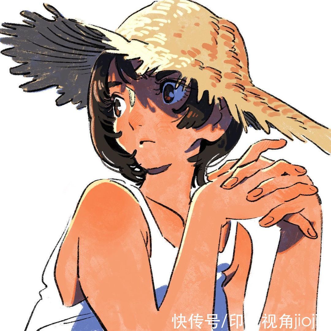 插画|复古感的动漫美少女插画,第一眼就被惊艳到了