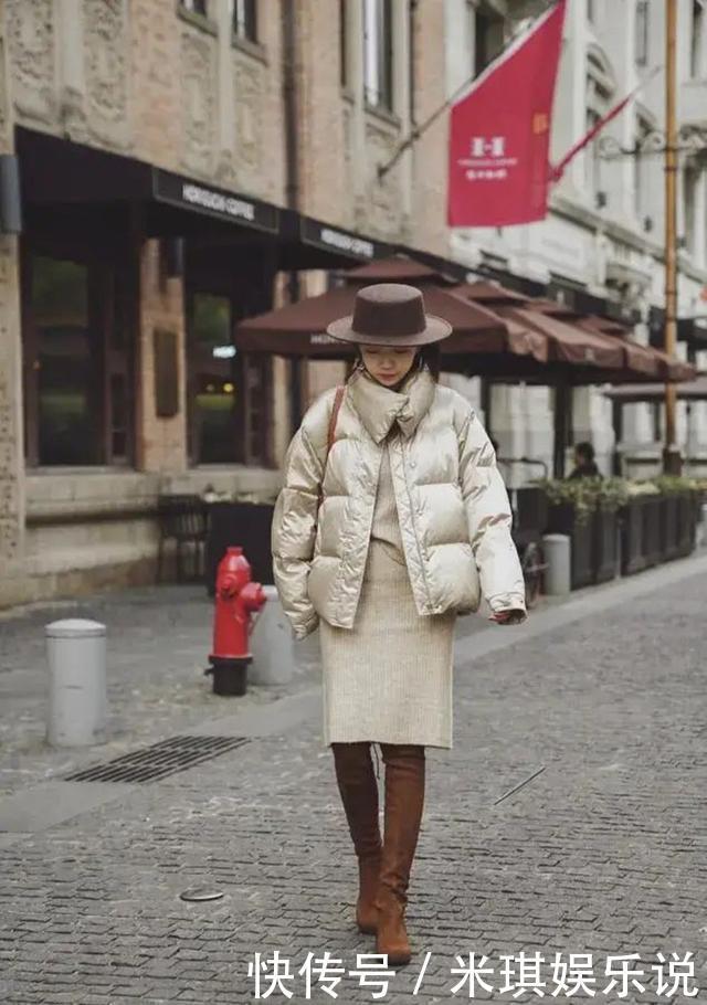 三木博主把短款羽绒服带火了！这3种搭配保暖又高级，小个子都爱