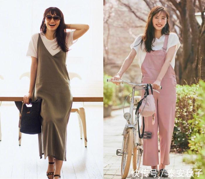 美女|跟着美女学穿搭!仅需普通“T恤衫”:也能穿出时髦、高级感!