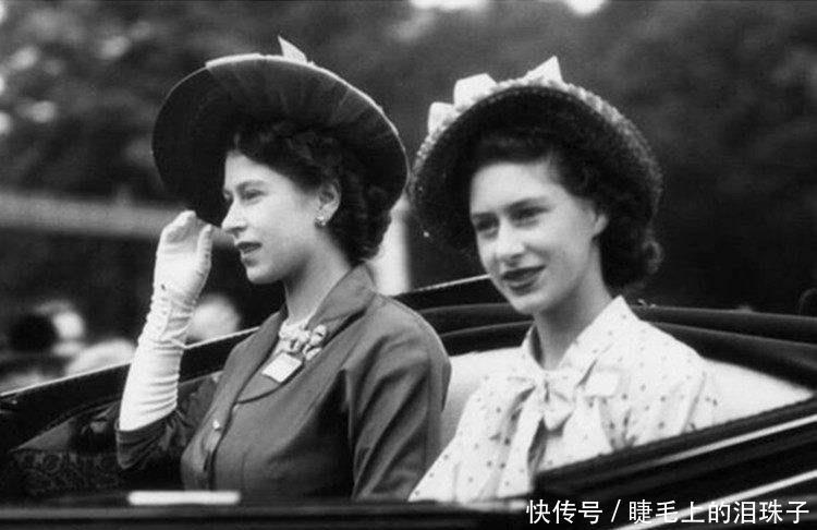 见证|罕见的英国女王和妹妹玛格丽特公主合照，从小到老，见证美人迟暮！