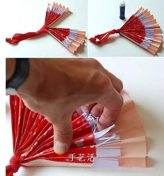 简单又漂亮纸扇的做法幼儿手工制作扇子教程 快资讯