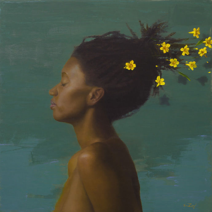 艺术家!色彩的情感表现,美国艺术家迈克尔的绘画作品