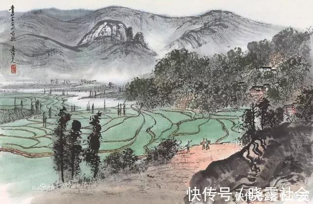 山水画$当代国画大师黄纯尧精品山水画作品欣赏