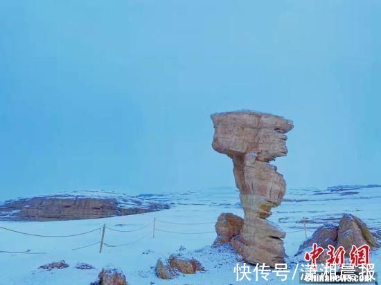 旱极|罕见！“中国旱极”敦煌雅丹魔鬼城变“冰雪世界”