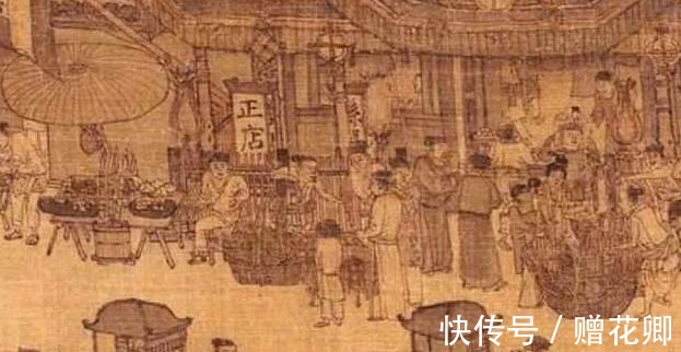 宋朝|清明上河图放大30倍后,发现了一家“奶茶店”,广告语很有创意!