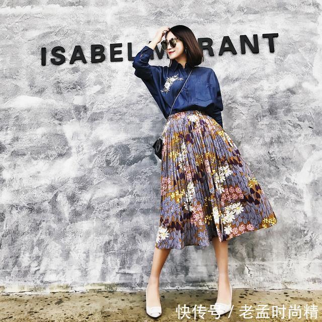 碎花裙 春暖花开的季节 不要错过碎花半身裙