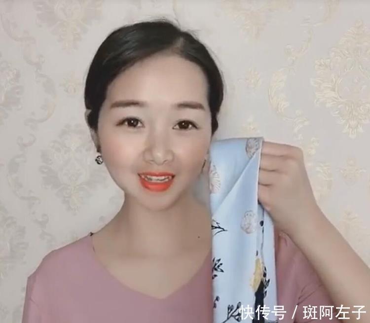 方巾丝巾的系法图解教程,时尚达人示范,新手也能学会