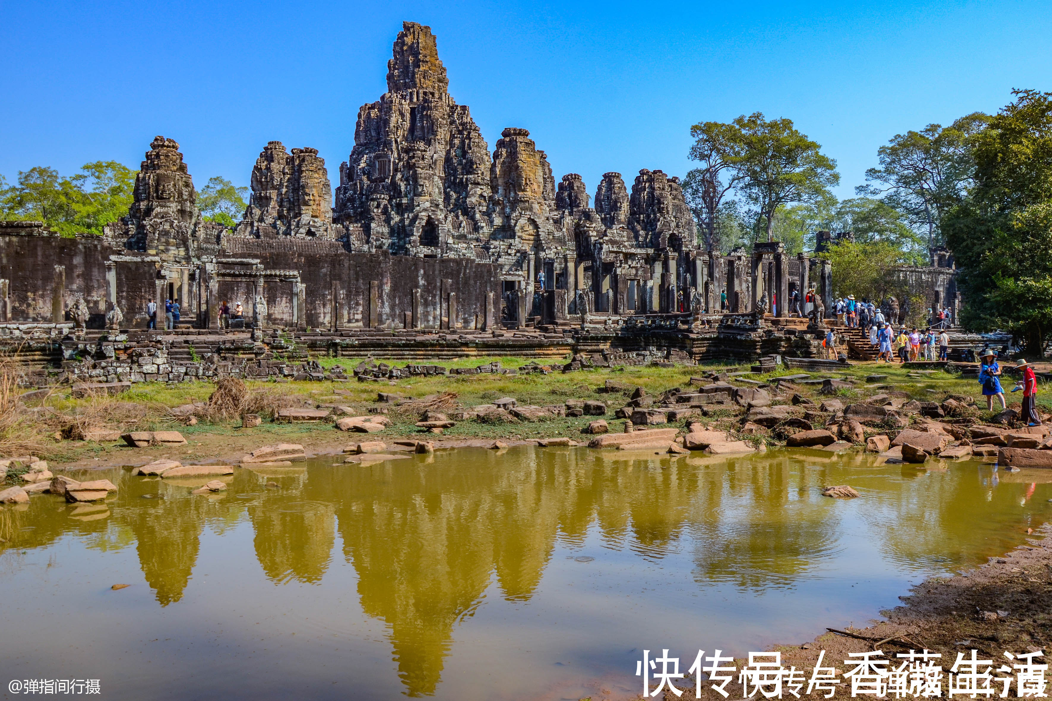 巴戎寺|柬埔寨吴哥窟“最火”地标，佛像“迷之微笑”，原来背后大有故事