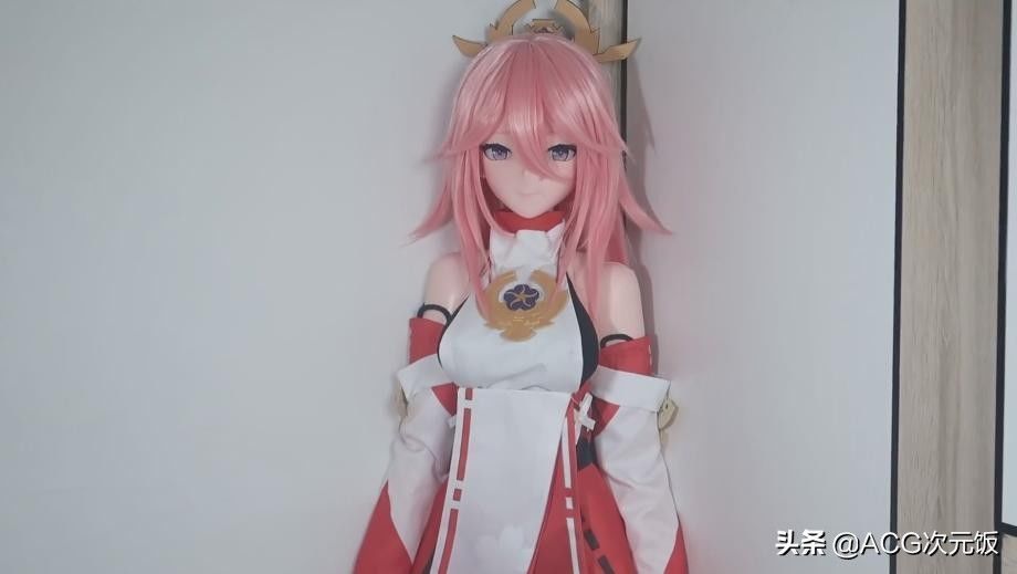 玩偶|原神玩家自制等身玩偶,很逼真的八重神子,官方都来点赞