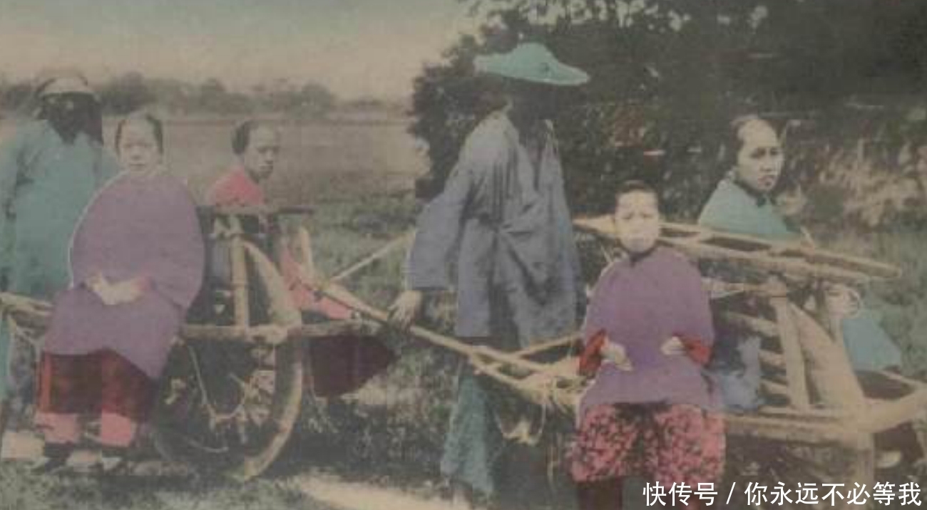 晚清|晚清上色老照片:美目倩兮的青楼女子,气若幽兰的乾隆孙女!