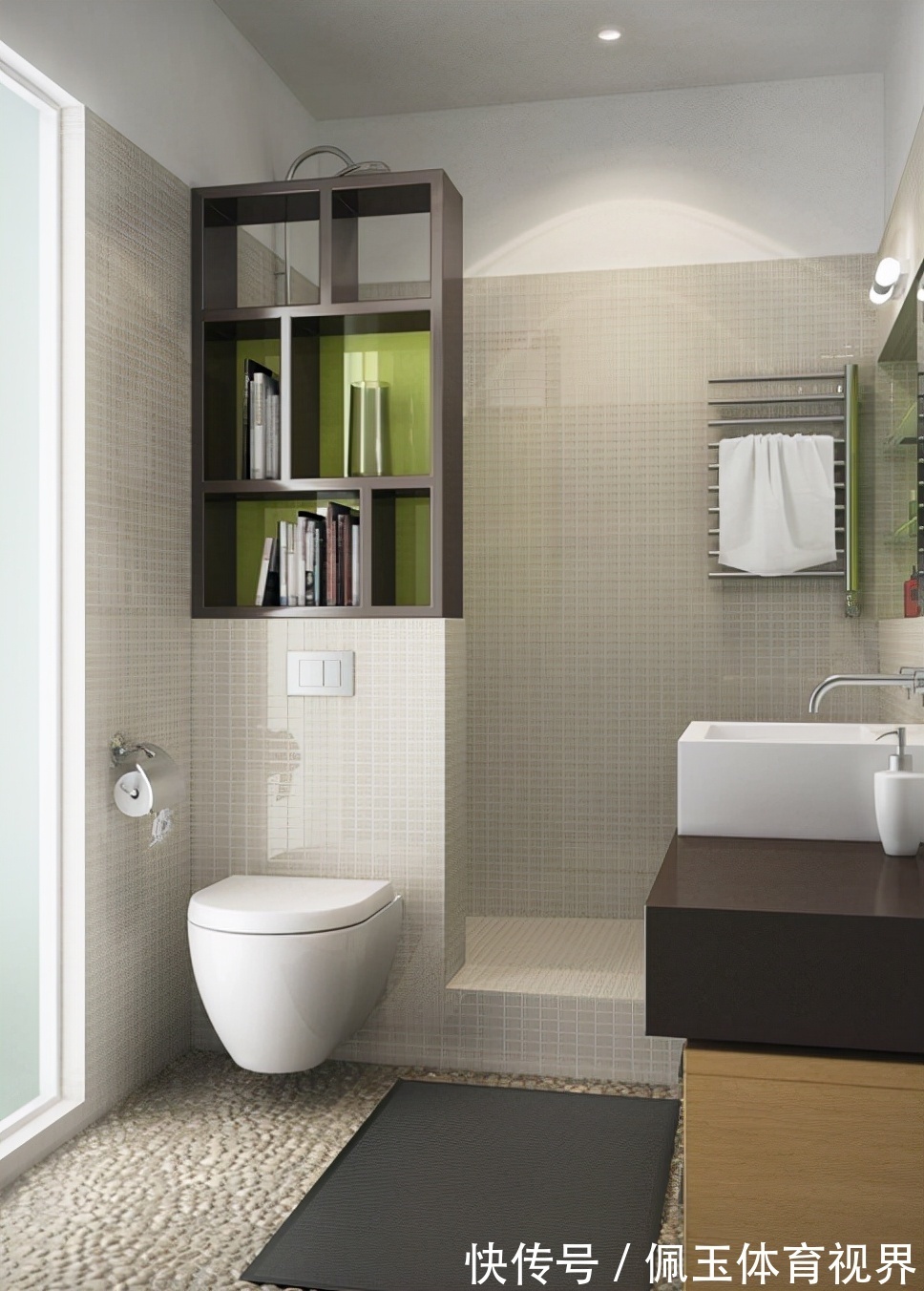 毛巾架|浴室别再用玻璃隔断了,做成这种干湿分离一步到位,更实用更优惠