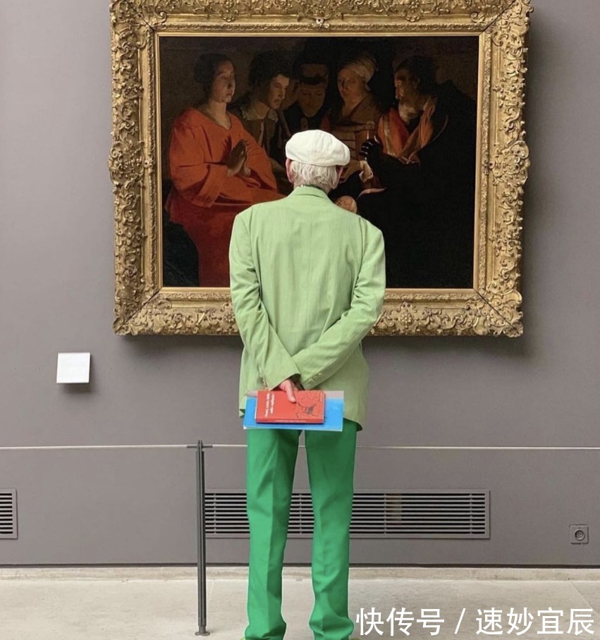 条纹衫|谁说老了不能时髦?这些60+的街头搭配好精致,气质沉稳更加分