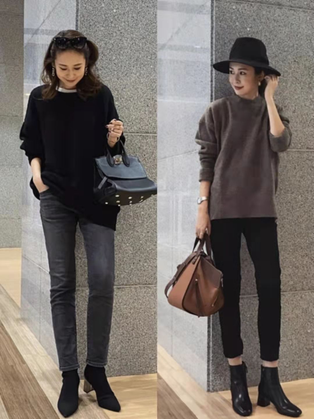 踝靴 这才是50岁女人该有的“短靴”穿搭,既保暖又体面,想不优雅都难