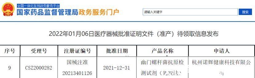 临床研究|超40%国人感染幽门螺杆菌！国内首款居家自测产品获批，18日面世