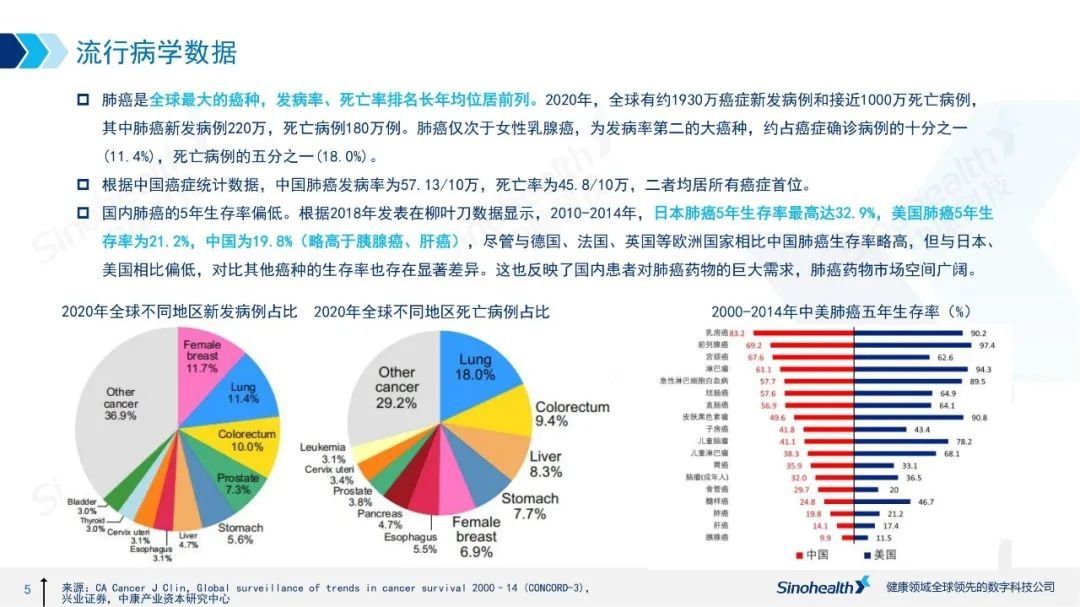 大癌种系列——肺癌治疗药物市场分析报告|中康医药行研 | 药物