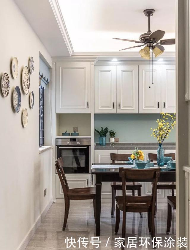 榻榻米|120㎡三室改四室，看起来比140㎡的还要大，经典美式风格太好看了