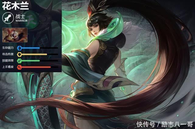 称为|公认操作最难的4个战士，花木兰上榜，图4又被称为最完美战士！