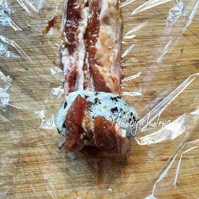 香辣烤肉酱|香煎五花肉芝士饭团