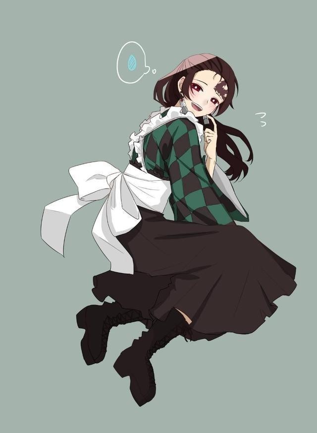 伊之助|《鬼灭之刃》角色“性转”,炭治郎变娇羞少女,祢豆子撞脸“无惨”