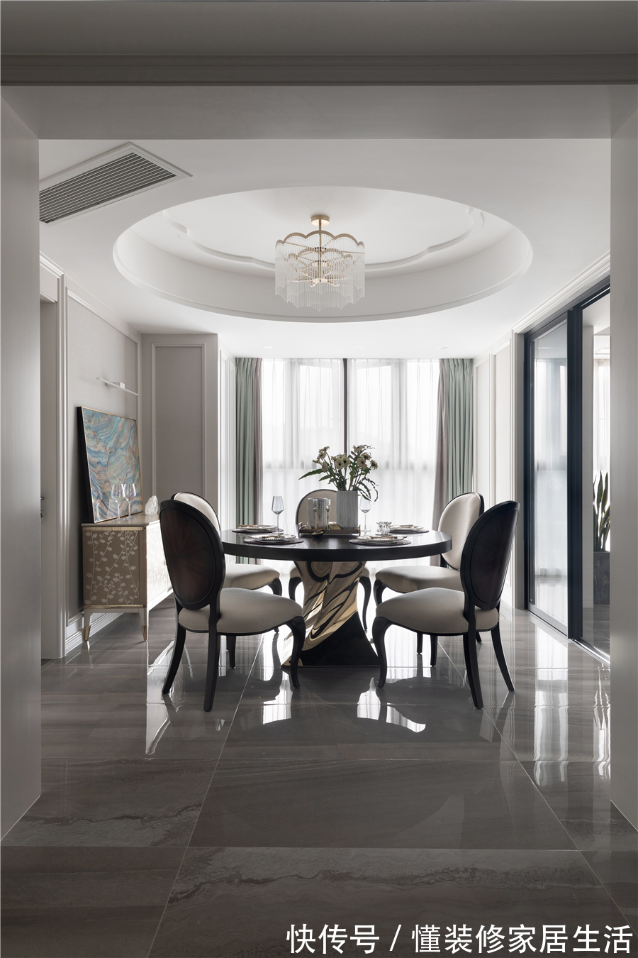 床头柜|2021年的装修能好看到什么样?21万打造浪漫优雅的四居法式轻奢风