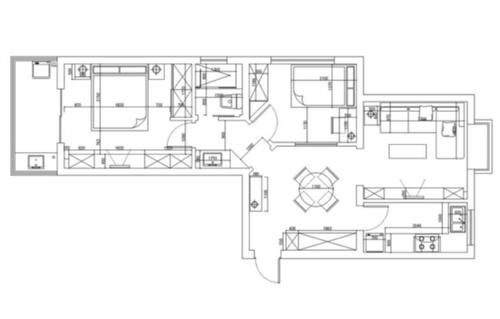 小户型|看了她家,才发现围合式布局,并不是大户型专属,小户型效果更好