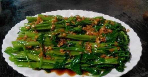 味道鲜美|空心菜可以这样做,味道鲜美,口感爽脆,第二种做法开胃又下饭