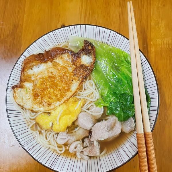 #一学就会快手菜#暖心暖胃的鸡蛋面