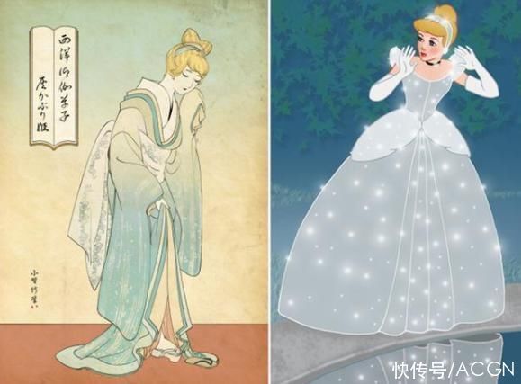 海绵宝宝|日本画师为迪士尼画同人,有人说变成了浮世绘,也有人说像艺伎