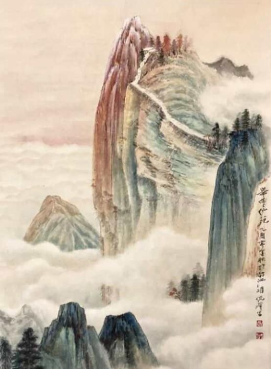 王永年!国家一级美术师倪磊——作品峰峦叠嶂巍峨挺立