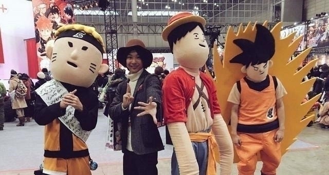 哆啦大型cosplay“翻车”现场,哆啦A梦一言难尽,这个路飞我拒绝接受