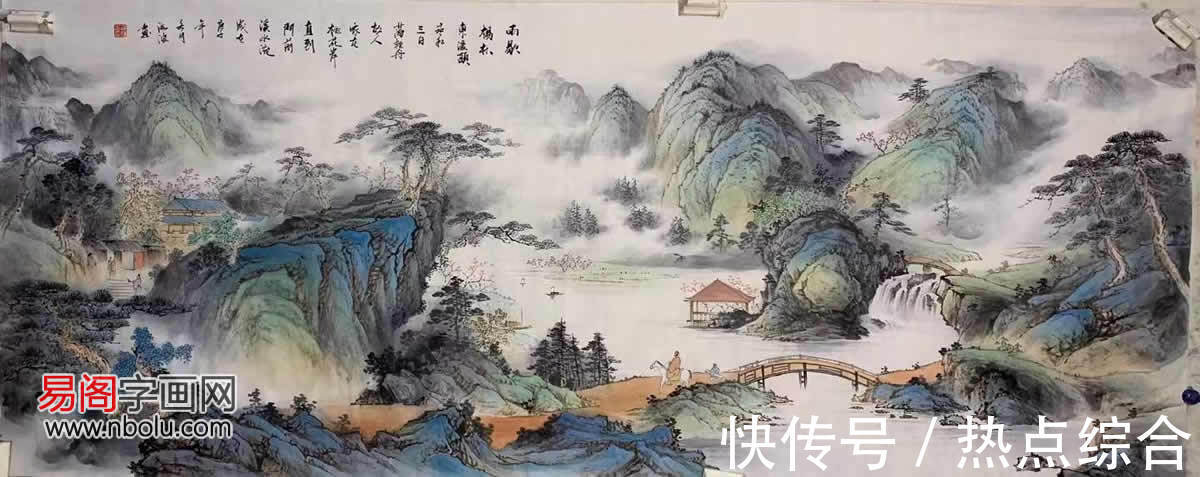 杨天佑@梁海波:师法自然,创造灵动彩墨山水