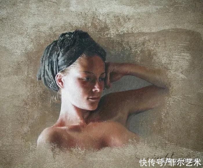 艺术学院$法国女粉彩大师,描绘的女性之美,细腻柔和