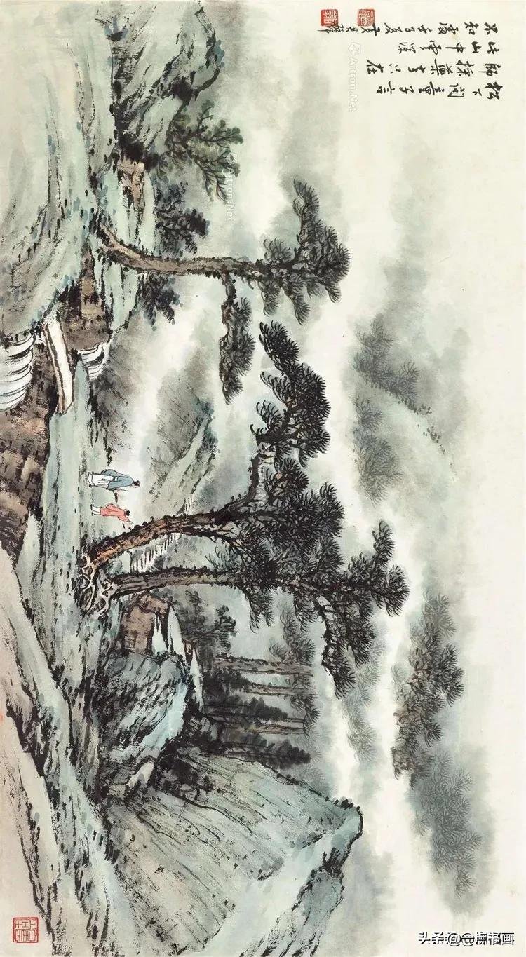 范曾&多位画家笔下的《松下问童子》，你最喜欢哪一幅？