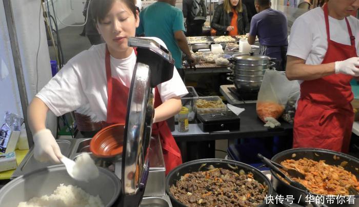 中华美食|伦敦街头的中华美食盖浇饭, 量大肉多老外最爱, 每天卖出五百份