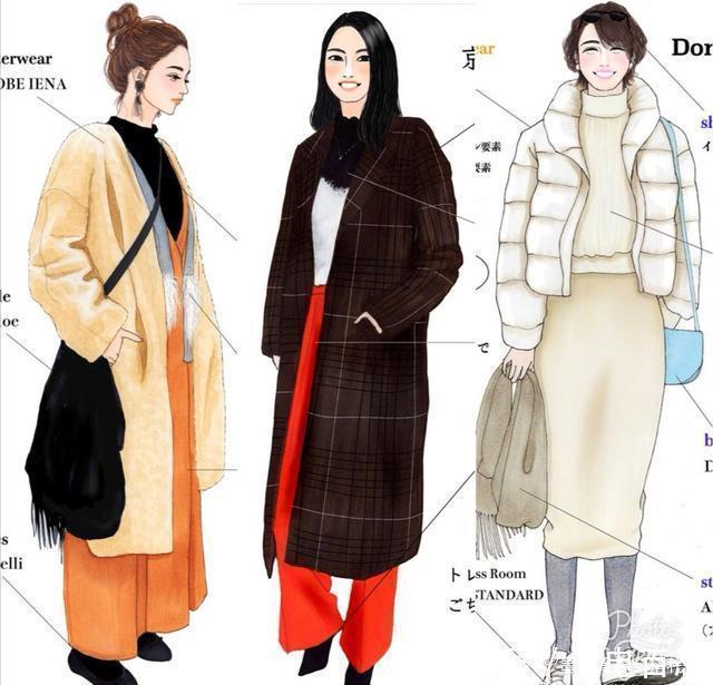 秋冬穿衣别总一身黑,学习日本人的精致穿搭,从发丝到脚透着华丽