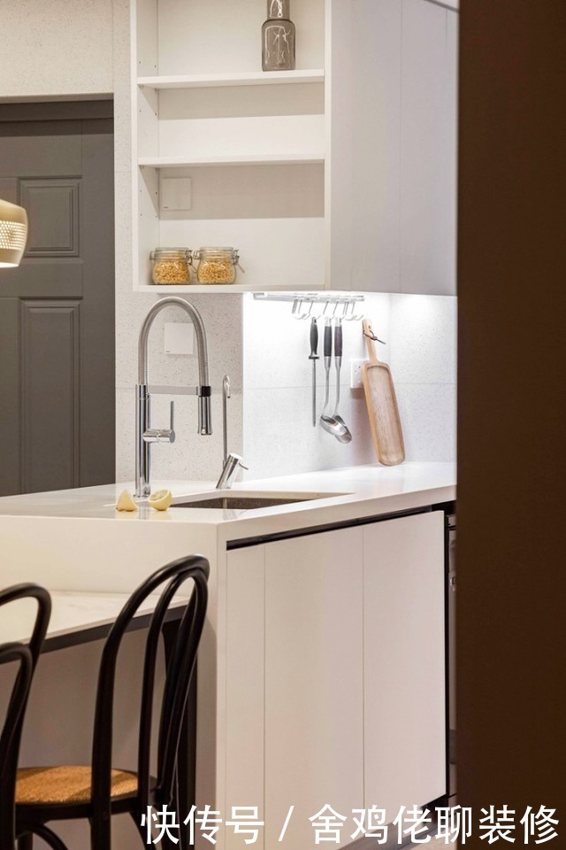 场面|87㎡小三居也有大开间，这才是家中的高级场面，简约而不简单