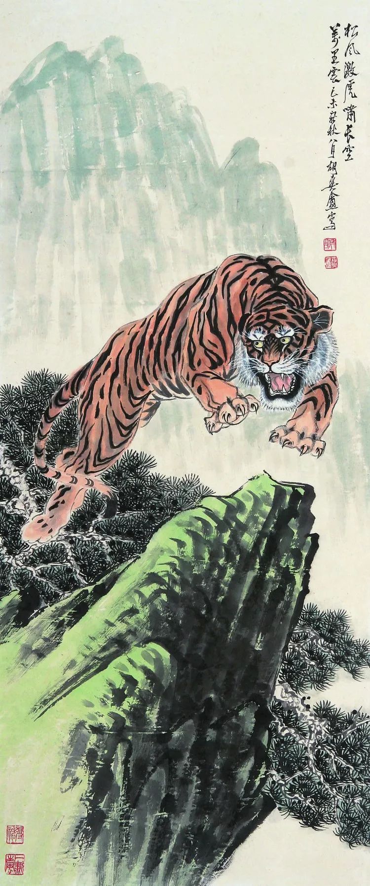 包国勇#胡爽庵:被埋没的现代画虎大师