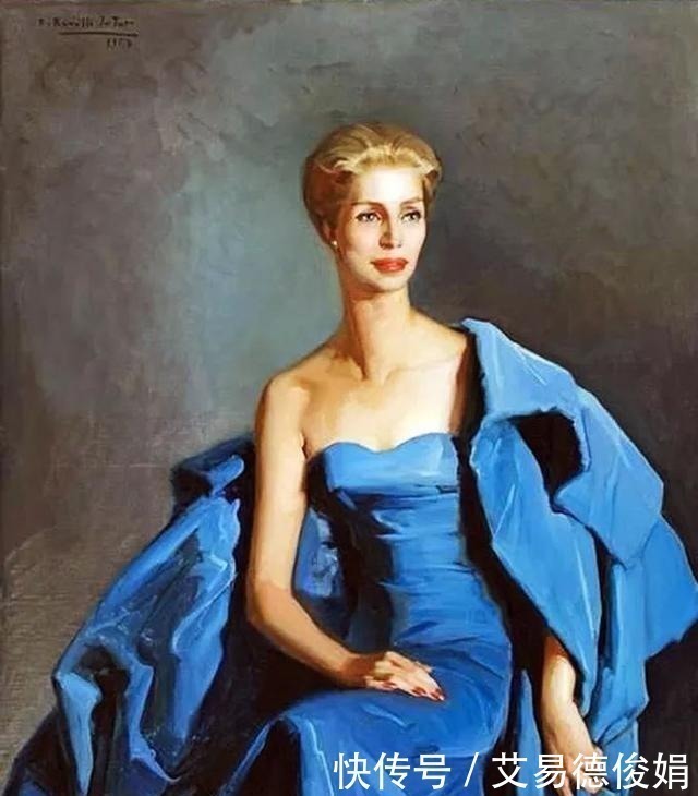 马拉加#他被指定为西班牙国王和王后的肖像画官方画师,擅长画美人