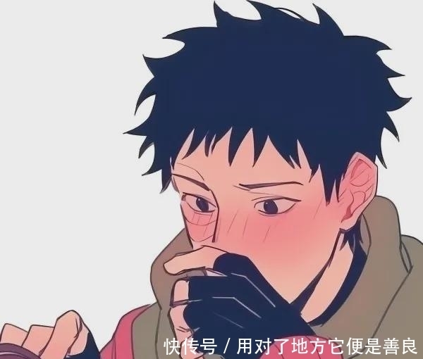 动漫头像:雨滴下,叶托着;你走进我心含着