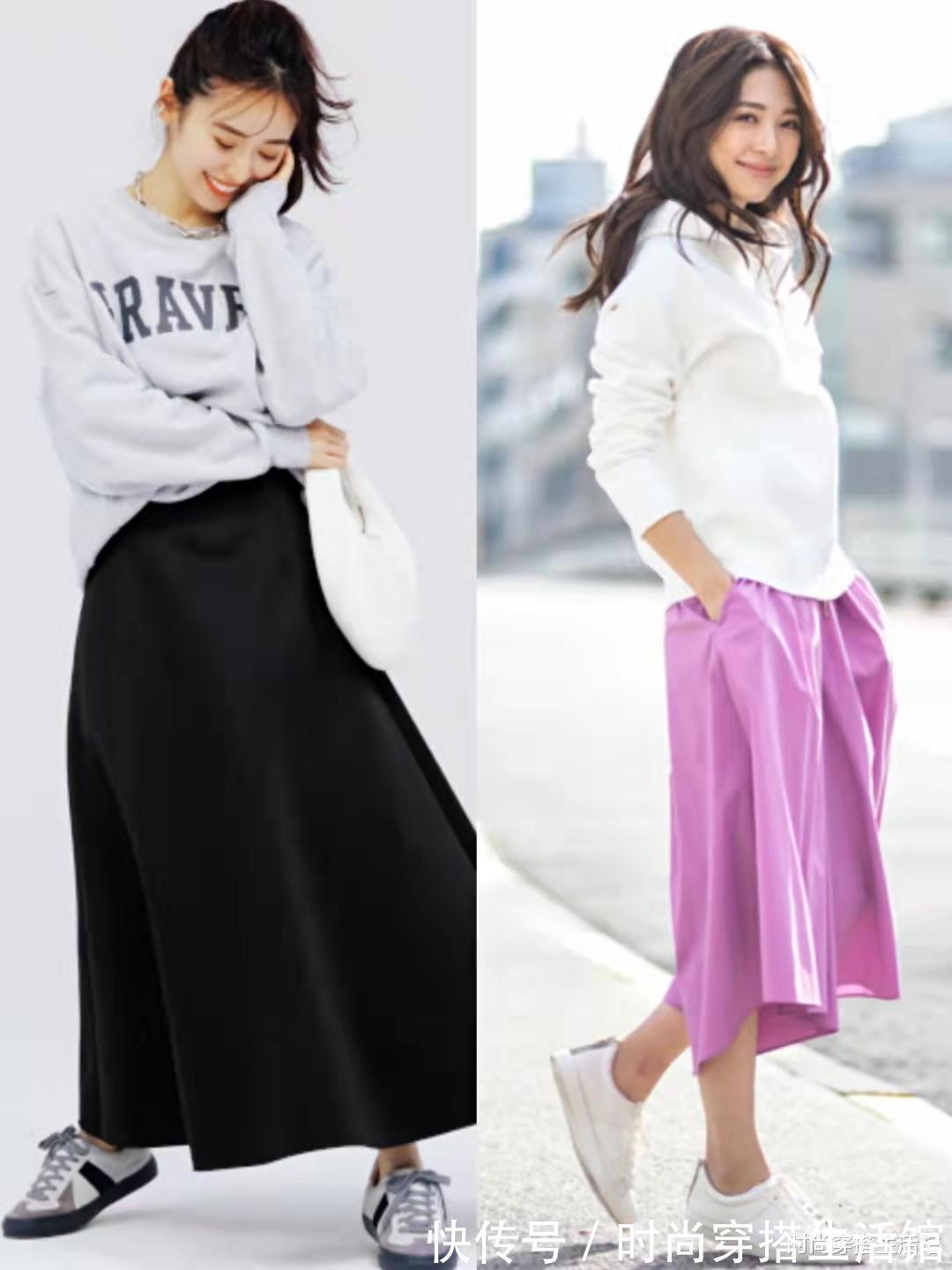 tips|卫衣下面不要老配裤子,俗气!今年流行这样穿,时髦显高又显瘦