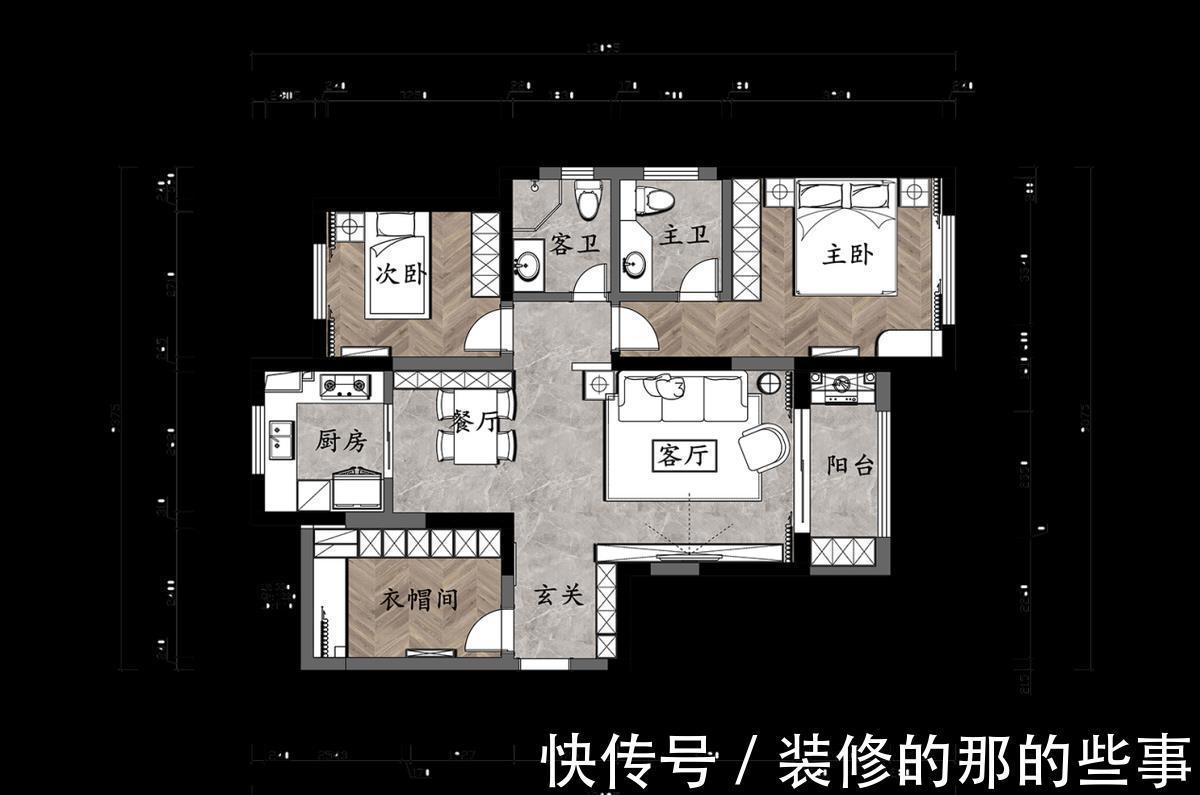 三段式|这才是精装房教科书式改造：109㎡不拆一堵墙，半包只花了11.6万