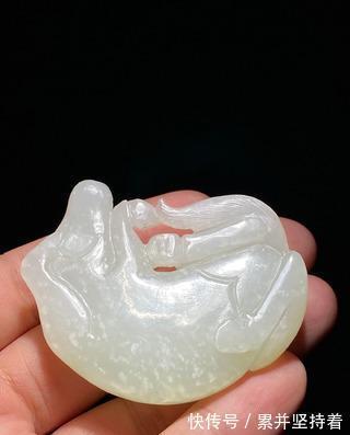 白玉!清 和田玉 白玉 玉马 卧马 把件 摆件