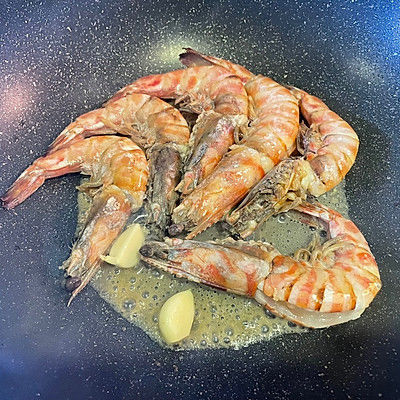 金剁椒蒜蓉黑虎虾